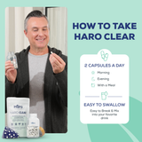 Haro Clear Eye Supplement Starter Kit, 90-Day, Eye Floaters, Lutein & Zeaxanthin